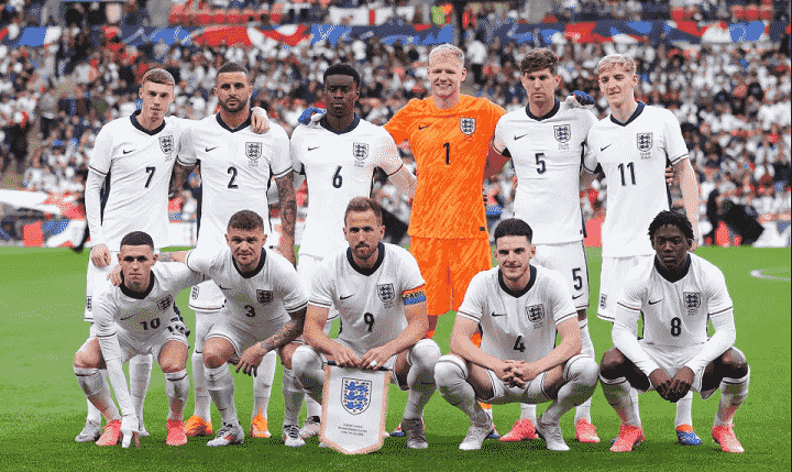 England Football Team Starting 11